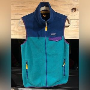 Retro colored Patagonia Synchilla Vest